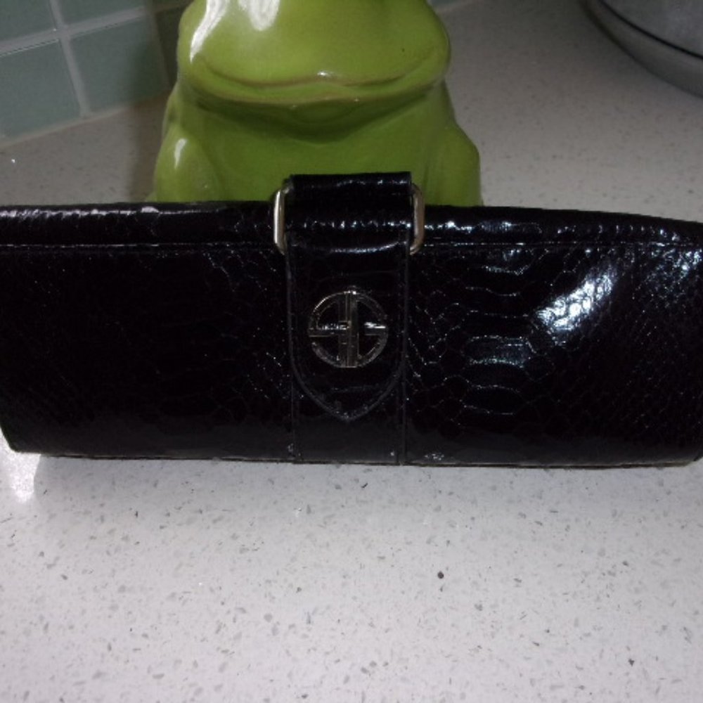 Studio Gear Makeup Roll Black Snake Skin